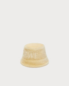 LOEWE Shearling Bucket Hat | 羅意威 羊毛帽 (Vanilla)