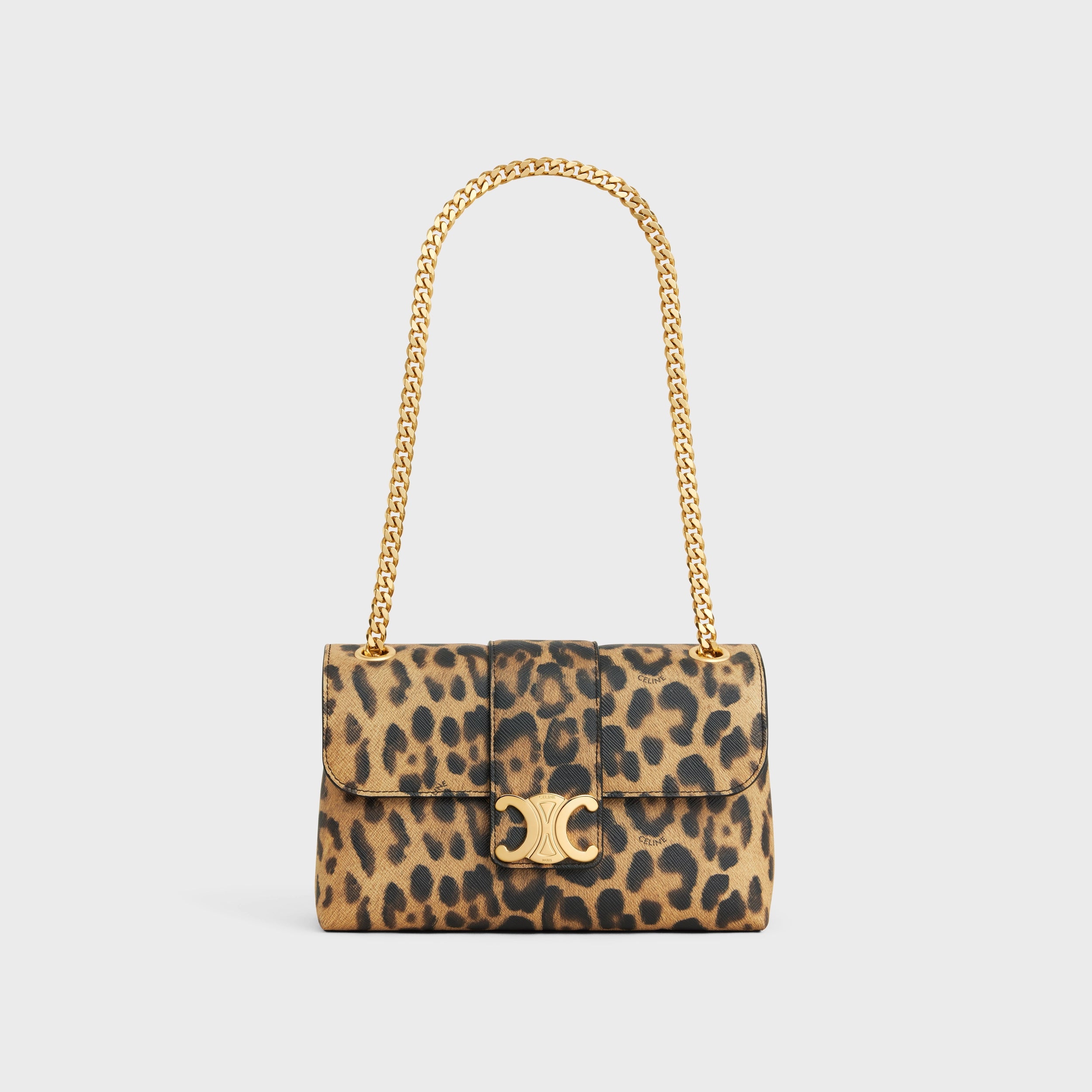 CELINE Leopard Print Teen Victoire Bag | Celine handbag