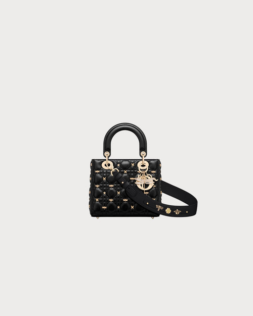 CHRISTIAN DIOR Small Lady Dior My ABCDior Bag | 迪奧 手袋 (Black_)