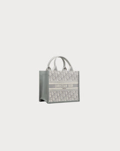 CHRISTIAN DIOR Small Dior Book Tote | 迪奧 手提袋 (Grey)
