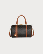 CELINE Triomphe Canvas Boston Bag | 賽琳 旅行袋 (啡色)