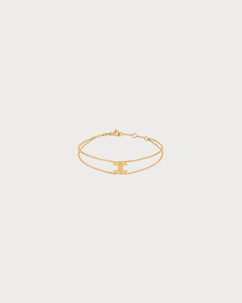 CELINE Triomphe Suspended Bracelet | 賽琳 手鏈 (金色)