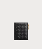 BOTTEGA VENETA Intrecciato Small Bi-Fold Wallet(Many Colors)