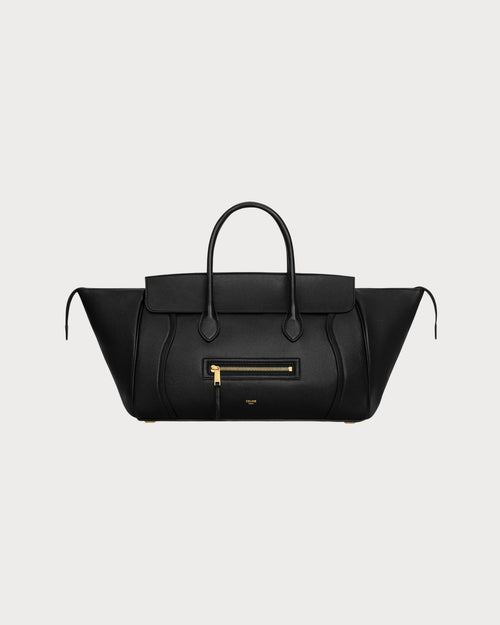 CELINE Luggage in Grained Calfskin | CELINE Handbag (Black)