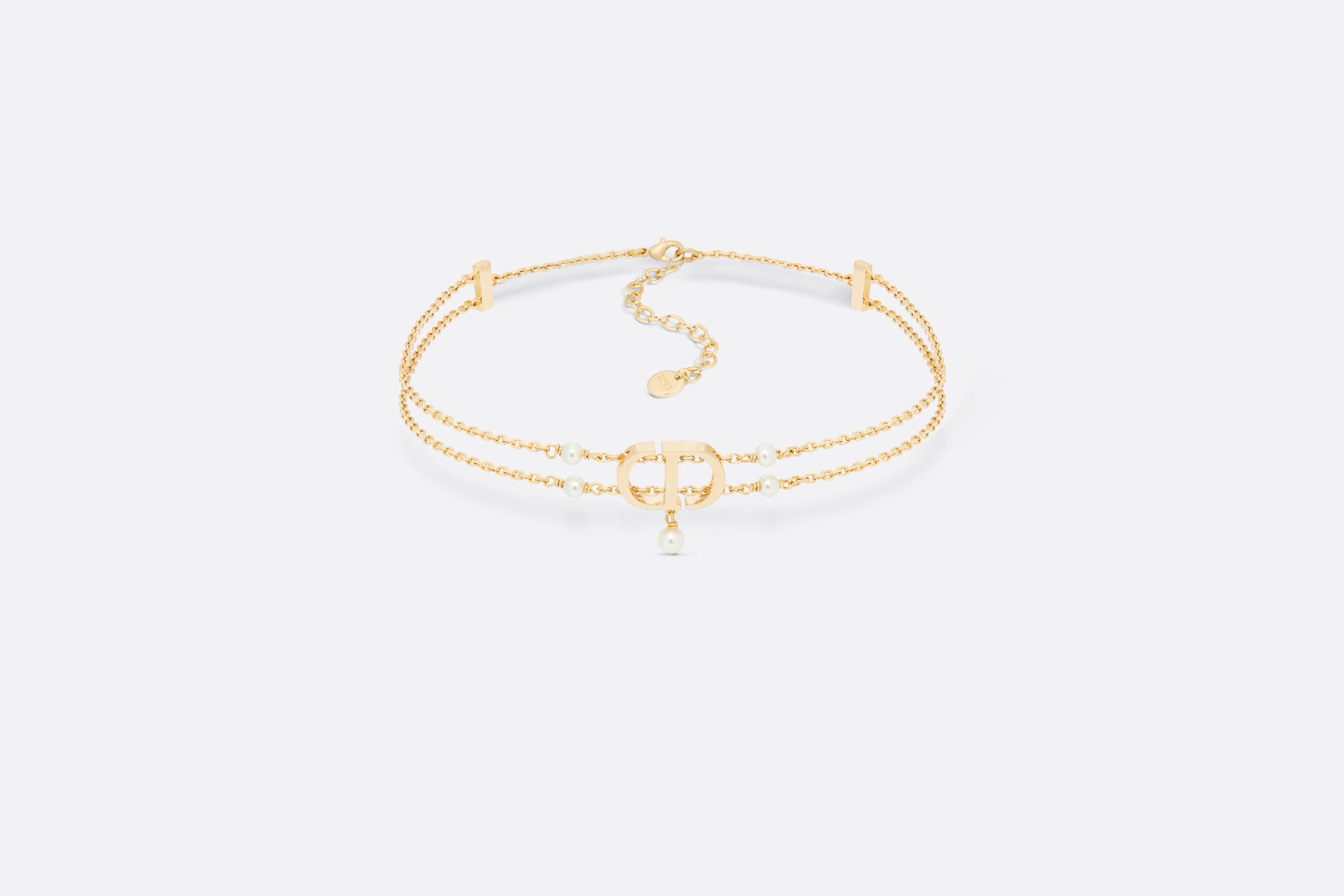 CHRISTIAN DIOR 30 Montaigne Passage Choker Dior necklace (gold