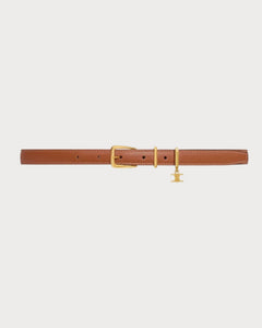 CELINE Elegant Charm Belt Tan Natural Calfskin(Many)