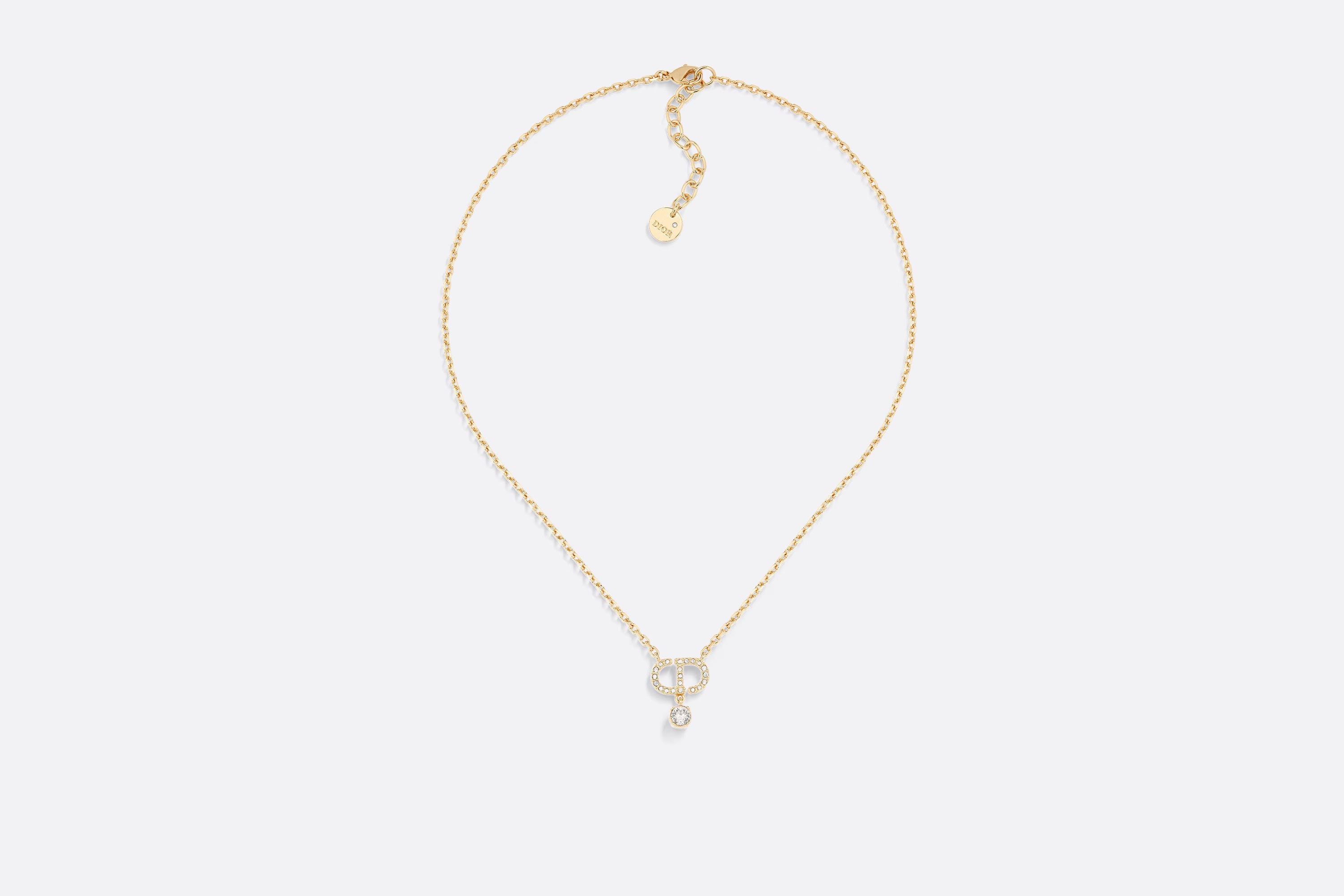 Dior shiny d necklace hotsell