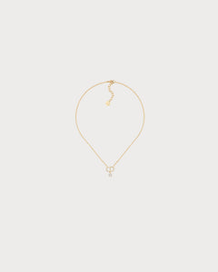 CHRISTIAN DIOR Petit CD Necklace | 迪奧 頸鏈 (Gold)