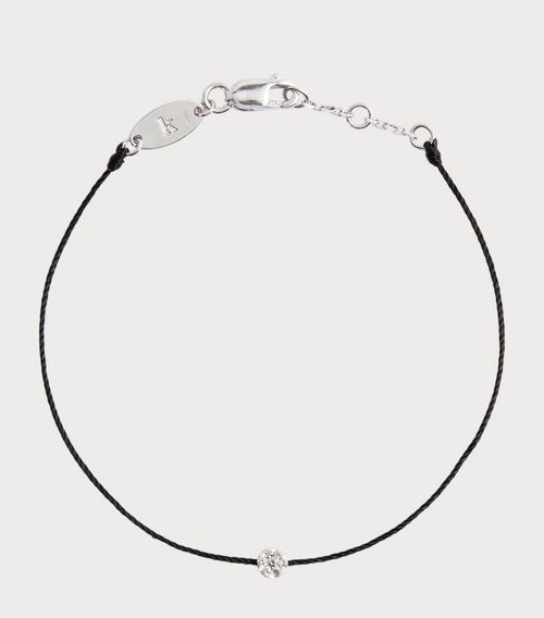 REDLINE Illusion White Gold and Diamond Bracelet(Black)