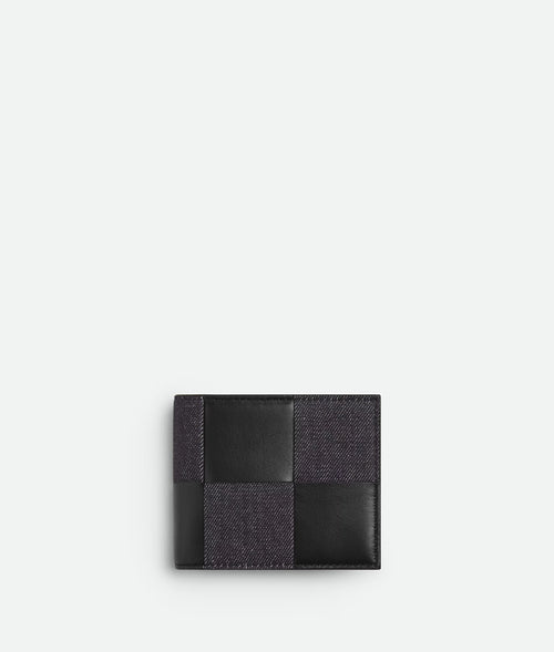 BOTTEGA VENETA Men's Cassette Bi-Fold Wallet With Coin Purse | Bottega Veneta Men's Wallet (Black)
