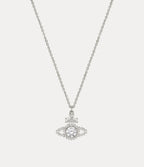 VIVIENNE WESTWOOD Valentina Orb Pendant Necklace | Queen Mother Necklace (Silver)