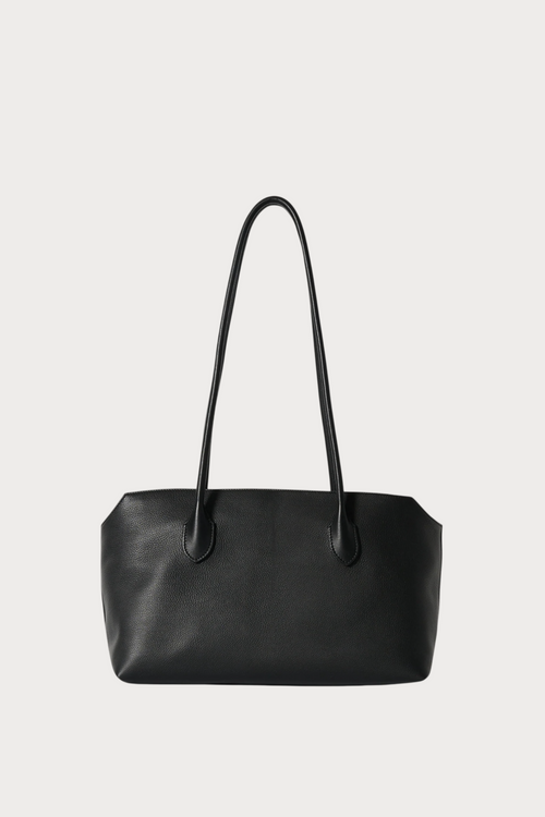 THE ROW Terrasse Bag Calfskin Leather(Black)