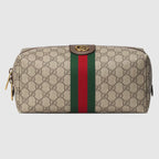 GUCCI Savoy Medium GG Toiletry Case | 古馳 化妝袋 (啡色)