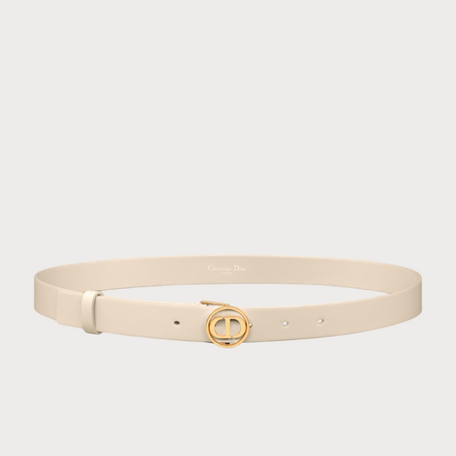 CHRISTIAN DIOR 30 Montaigne Circled Belt(25MM/2 Colors)
