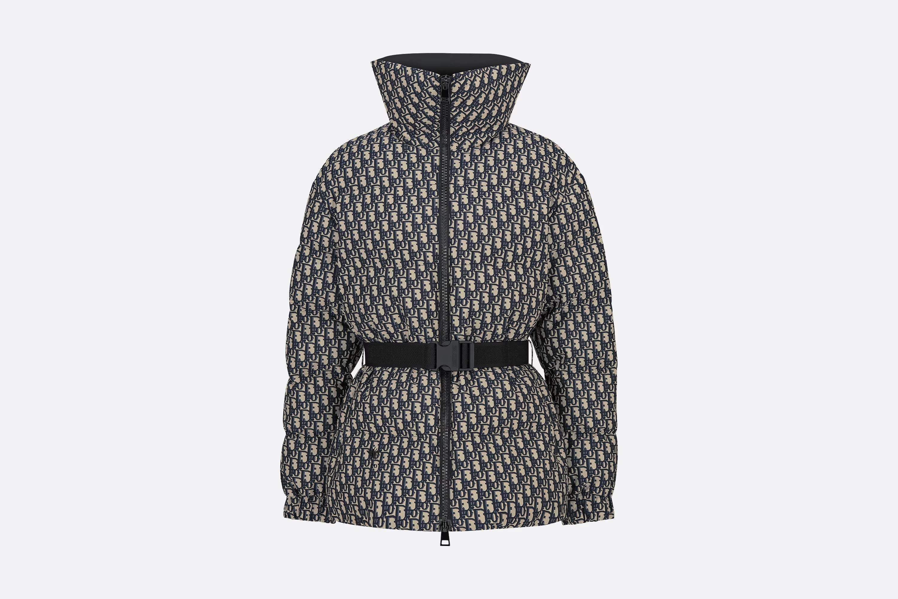 CHRISTIAN DIOR DIORALPS Puffer Jacket with Belt Dior Jacket Blue LondonKelly