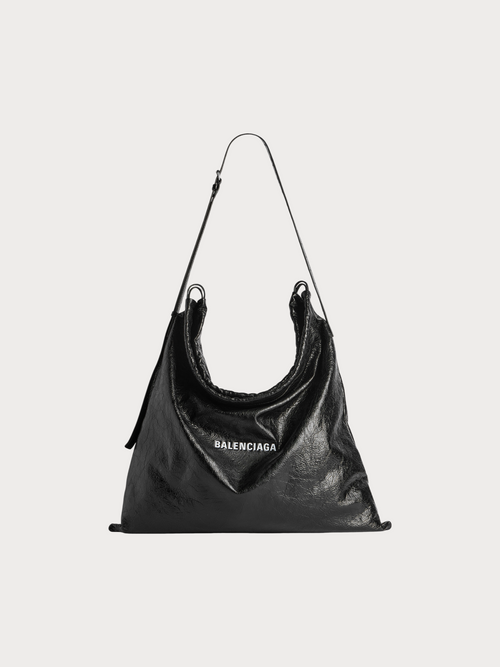 BALENCAIGA (M) Shopper Dust Bag Crossbody Pouch Arena Lambskin(Large/2 Colors)
