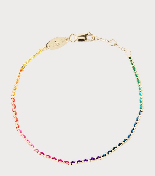 REDLINE Aurore Yellow Gold Bracelet(Rainbow)