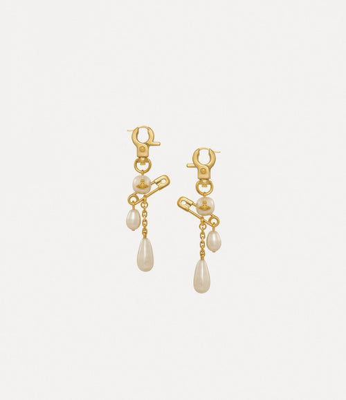 VIVIENNE WESTWOOD Claude Long Earrings | West Queen Mother Earrings (Multicolor)