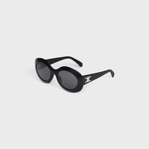 CELINE Women's Triomphe 14 Sunglasses in Acetate | 賽琳 太陽眼鏡 (黑色)