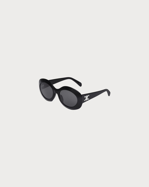 赛琳 Triomphe 14 Sunglasses 醋酸酯太阳眼镜(黑色)