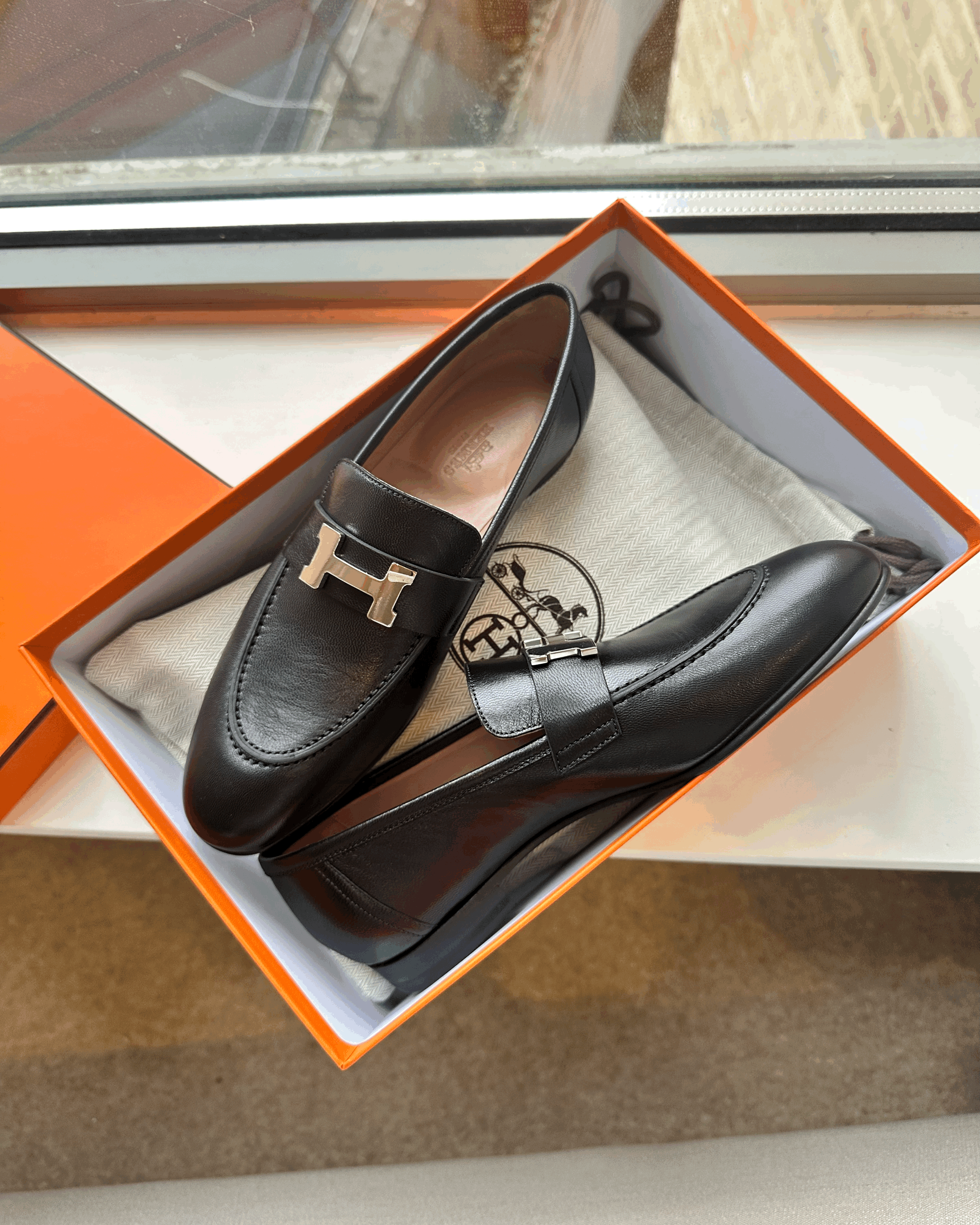 HERMES Paris Loafer Black PHW | 愛馬仕樂福鞋(黑色銀扣 HERMES Paris Loafer Black PHW | 愛馬仕樂福鞋(黑色銀扣