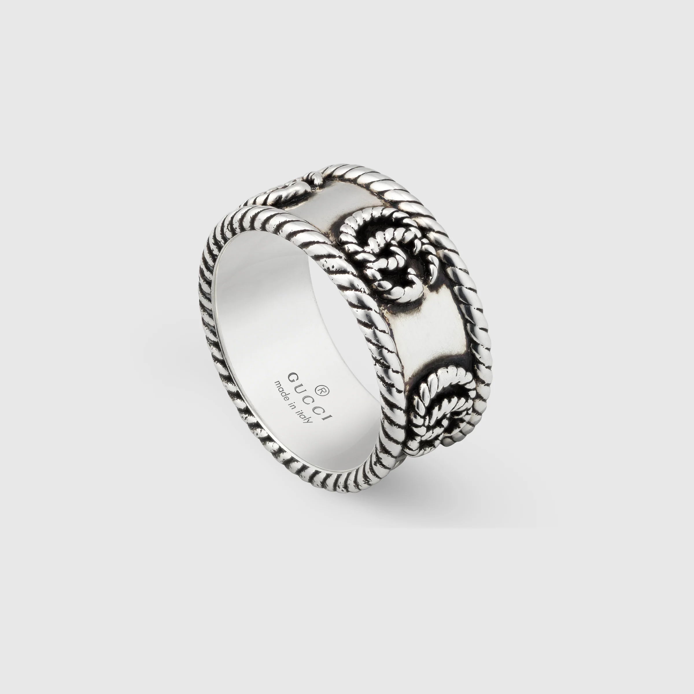 GUCCI Double G Ring Gucci Ring (Silver) - Main Image