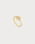 GUCCI Gucci Interlocking Ring | 古馳 戒指 (金色)