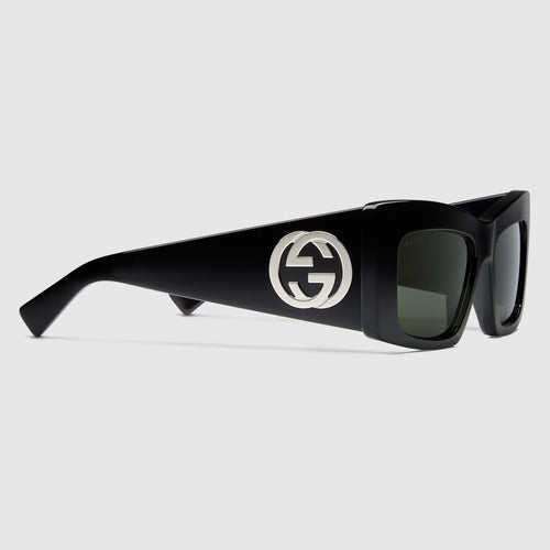 GUCCI Square Frame Sunglasses | Gucci Sunglasses (Black)