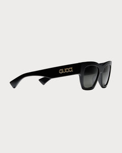 GUCCI Rectangular Frame Sunglasses Acetate(2 Colors)