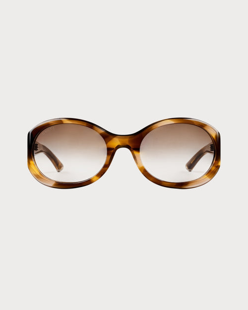 GUCCI Round Frame Sunglasses Acetate(Many)