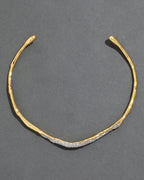 ALEXIS BITTAR Solanales Gold Crystal Skinny Collar | Necklace (Multicolor)