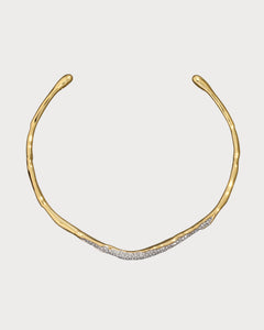 ALEXIS BITTAR Solanales Gold Crystal Skinny Collar(3 Colors)