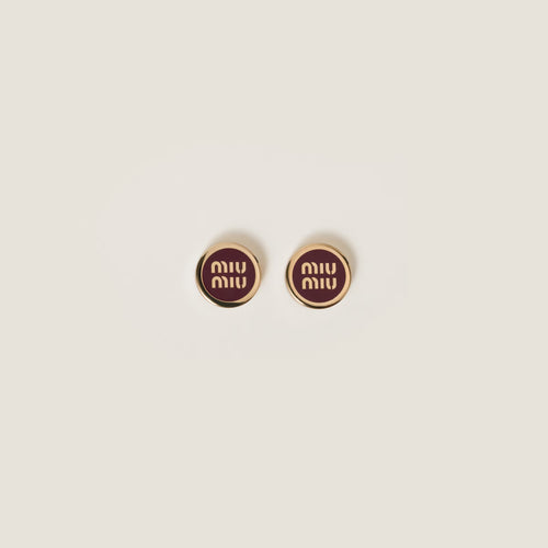 MIU MIU Enameled Metal Earrings | MIU MIU Enameled Metal Earrings (Multicolor)