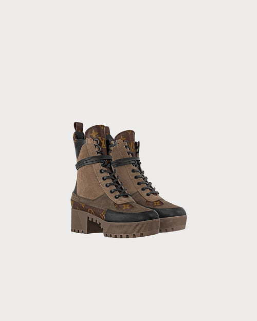 路易威登 1a4xy1 Women's Laureate Desert Boot Monogram帆布手袋(2色)