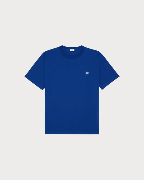 CELINE (M) Triomphe Loose T-Shirt Cotton Jersey(Many)