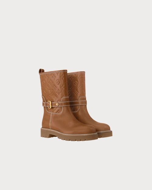 路易威登 1adcq3 Territory Flat Ankle Boots Monogram帆布手袋(2色)
