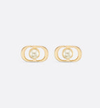 CHRISTIAN DIOR Petit CD Jolie Mini Stud Earrings | 迪奧 耳環 (金色)
