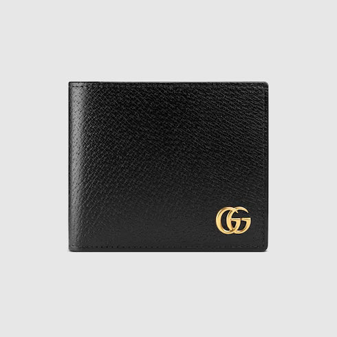 GUCCI Men's GG Marmont Coin Wallet | 古馳 男仕銀包 (黑色)