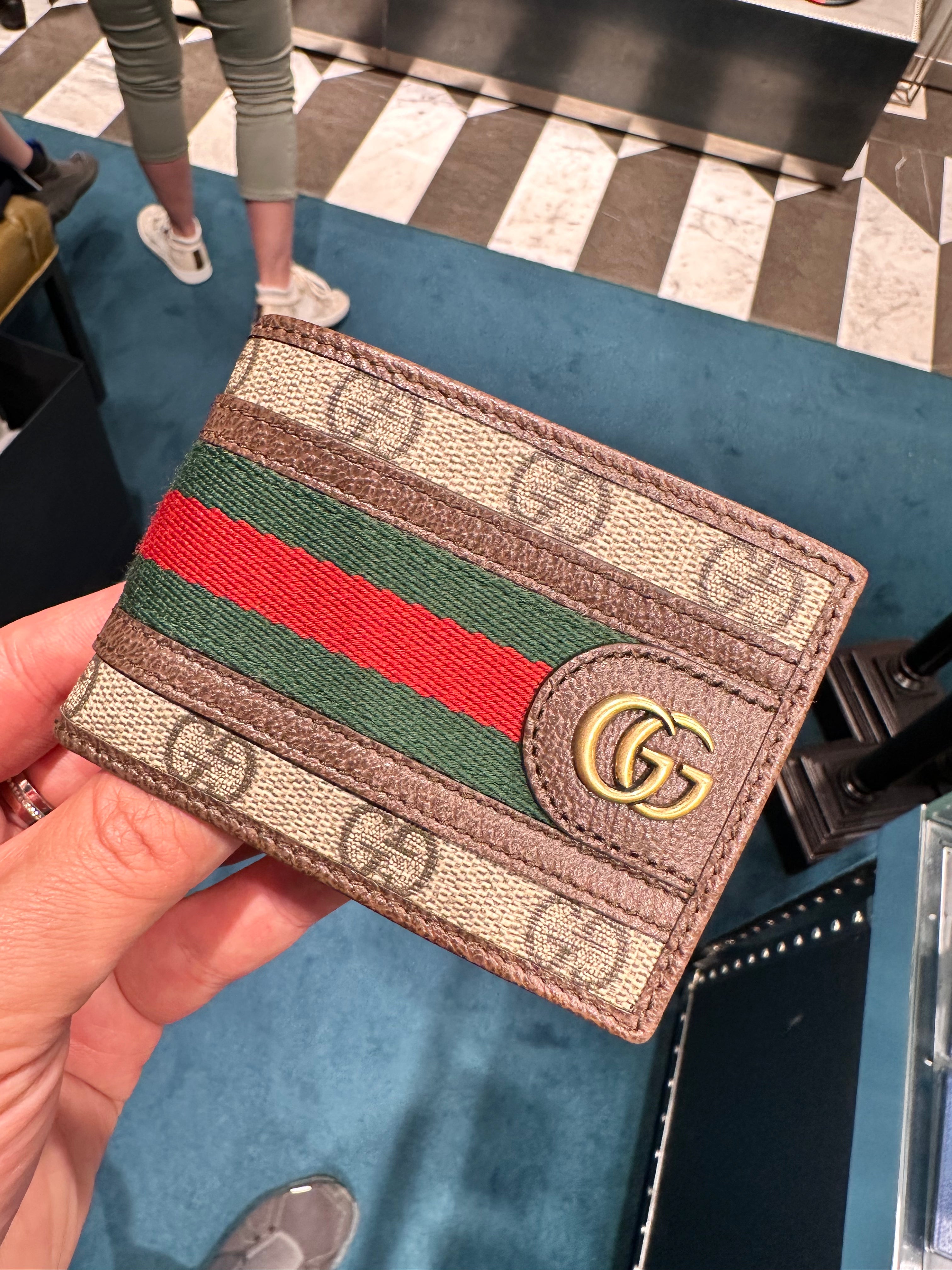 GUCCI Men's Ophidia Wallet Gucci Men's Wallet (Brown