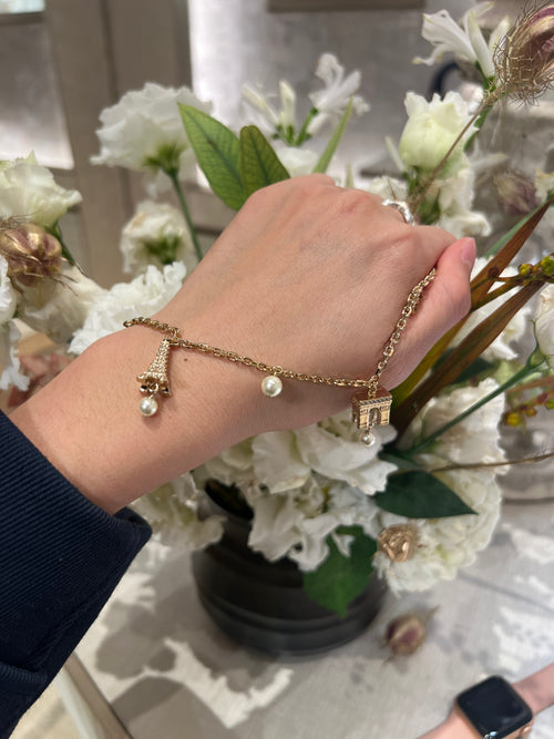 CHRISTIAN DIOR Plan De Paris Bracelet | 迪奧 手鏈 (金色)