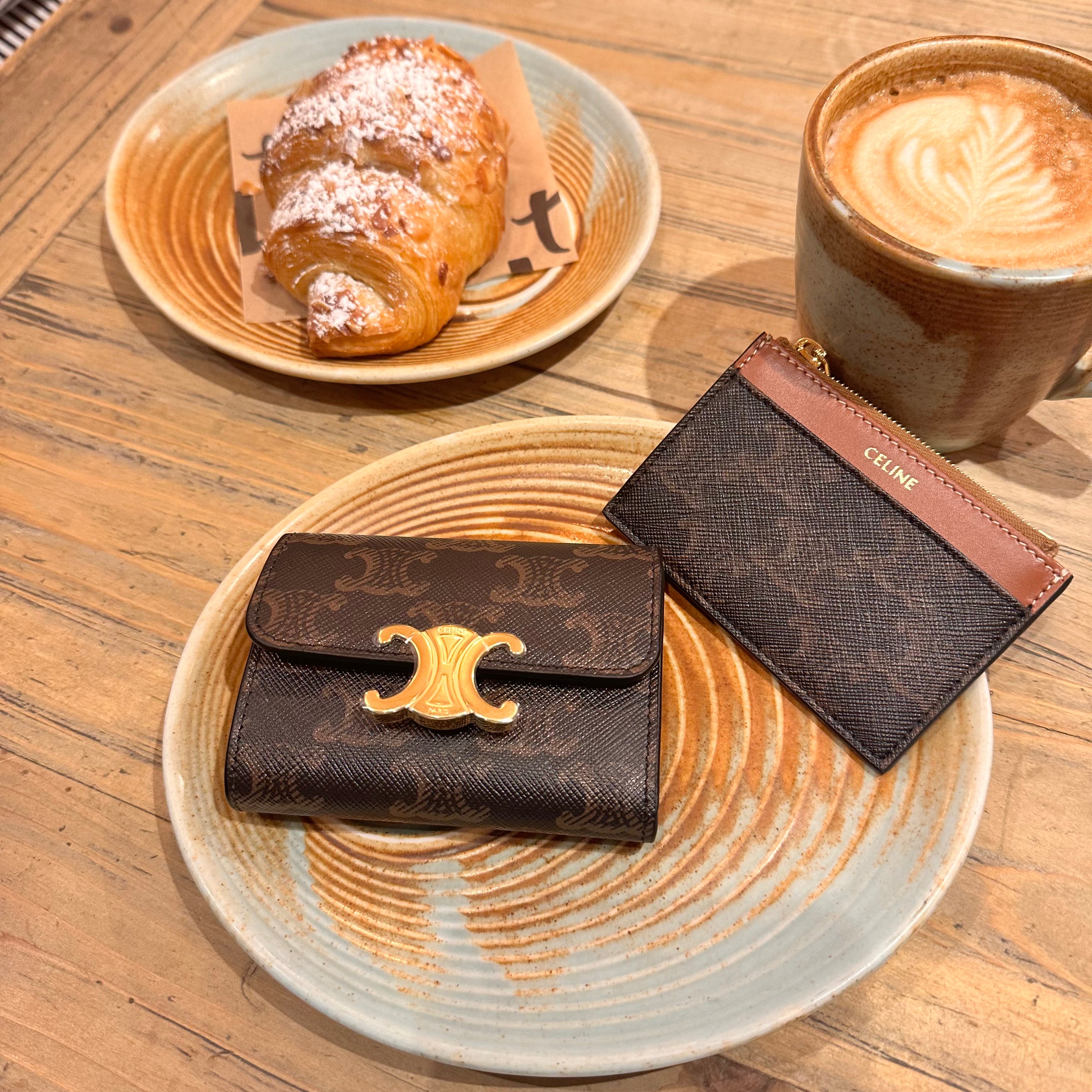 Celine small triomphe wallet sale