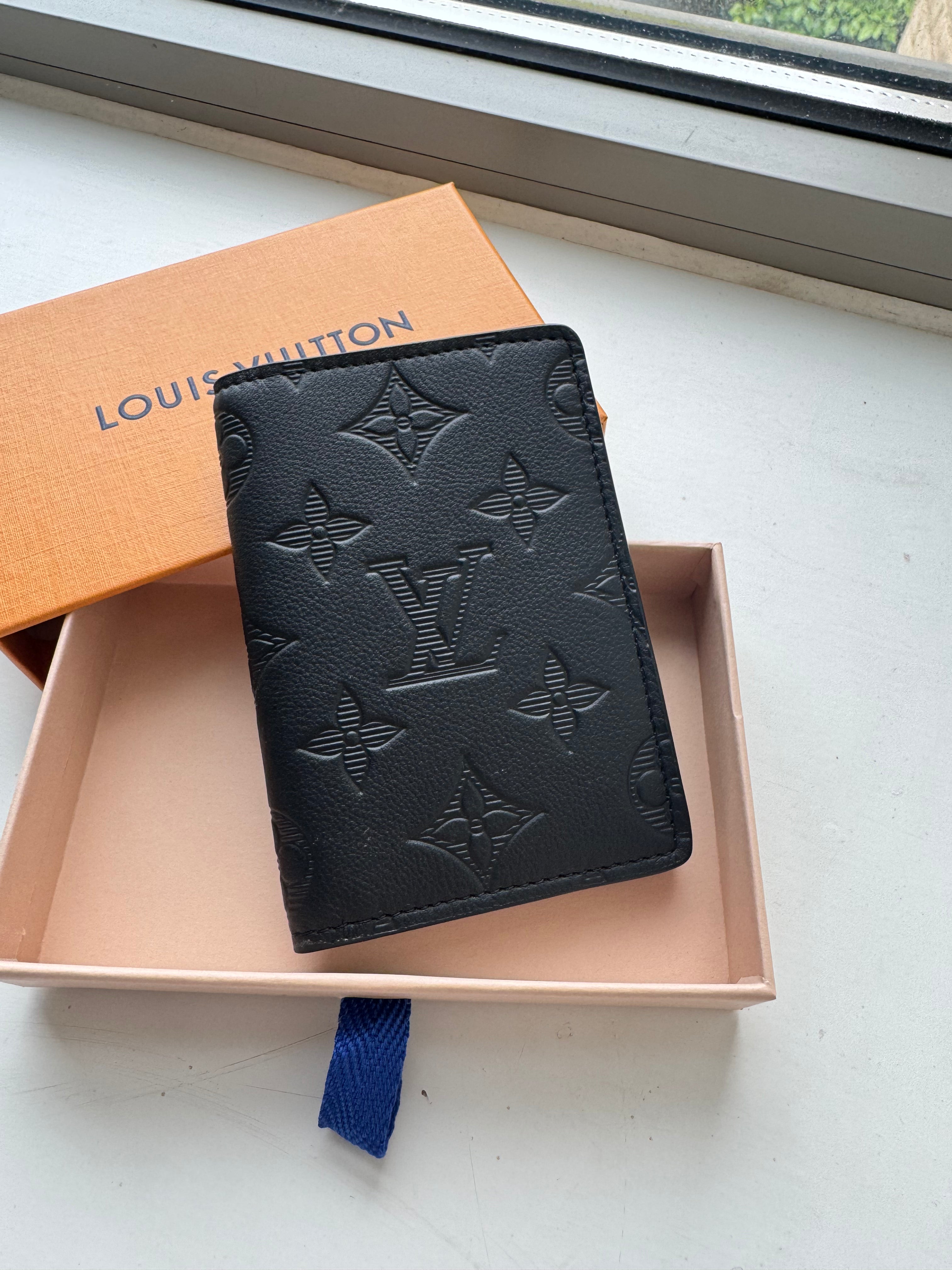 LOUIS VUITTON M62899 Pocket Organizer Shadow Black Louis Vuitton