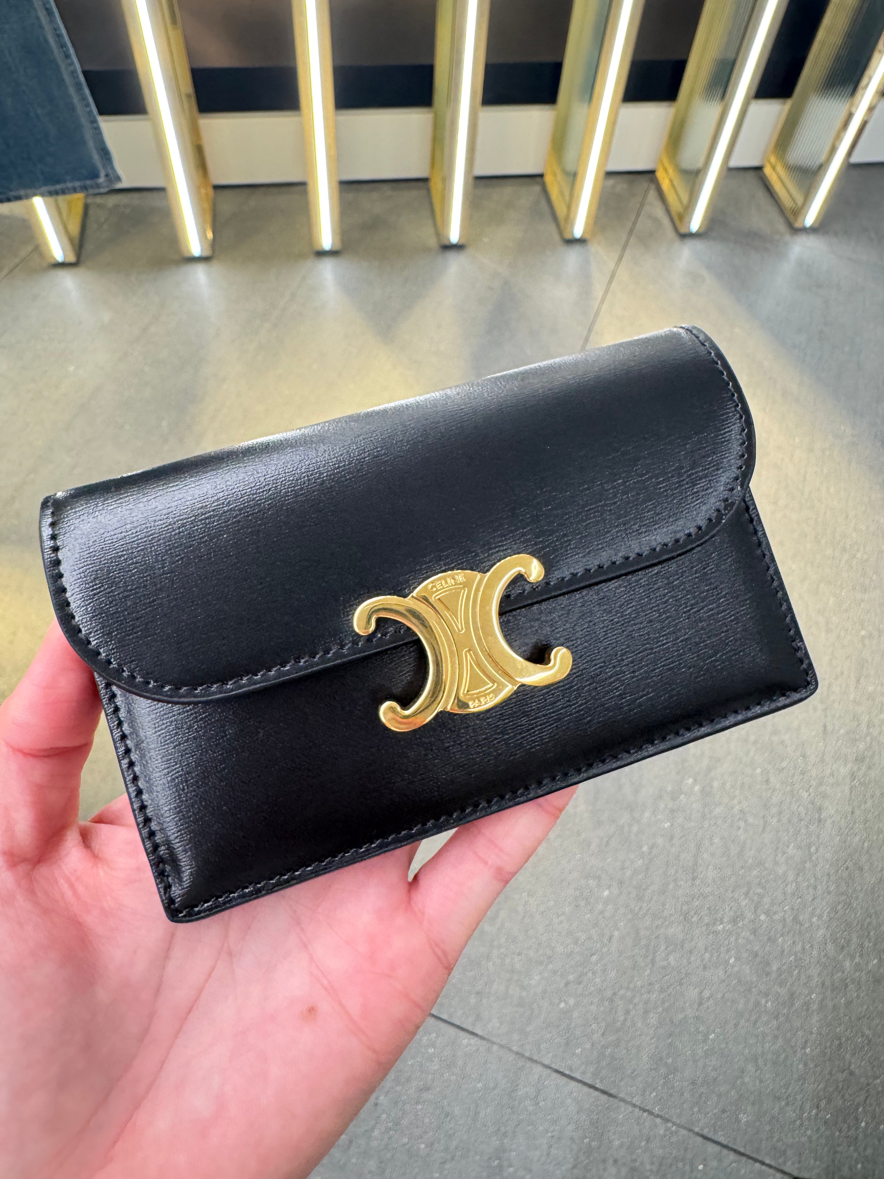 極美品✨付属品付き‼️★CELINE★ Vintage ★ Wallet linkvintage_6sbd-wz390018