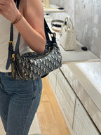 CHRISTIAN DIOR Small D-Journey Bag | 迪奧 手袋 (藍色老花)