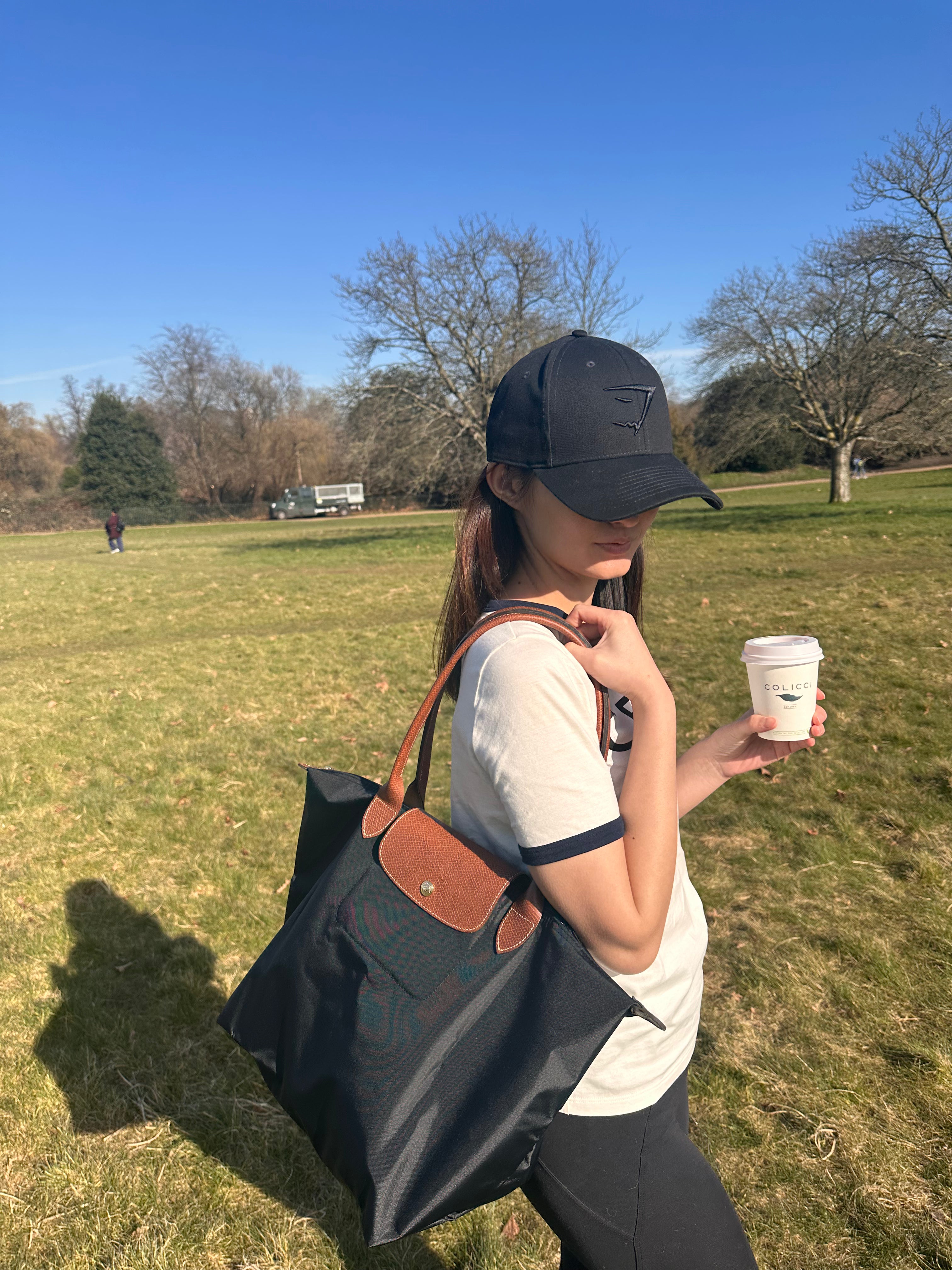 LONGCHAMP Le Pliage Original L Tote Bag Longchamp Long Strap