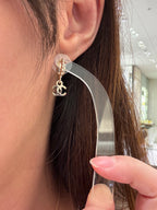 CHANEL CC Logo Drop Earrings | 香奈兒 耳環 (金色)