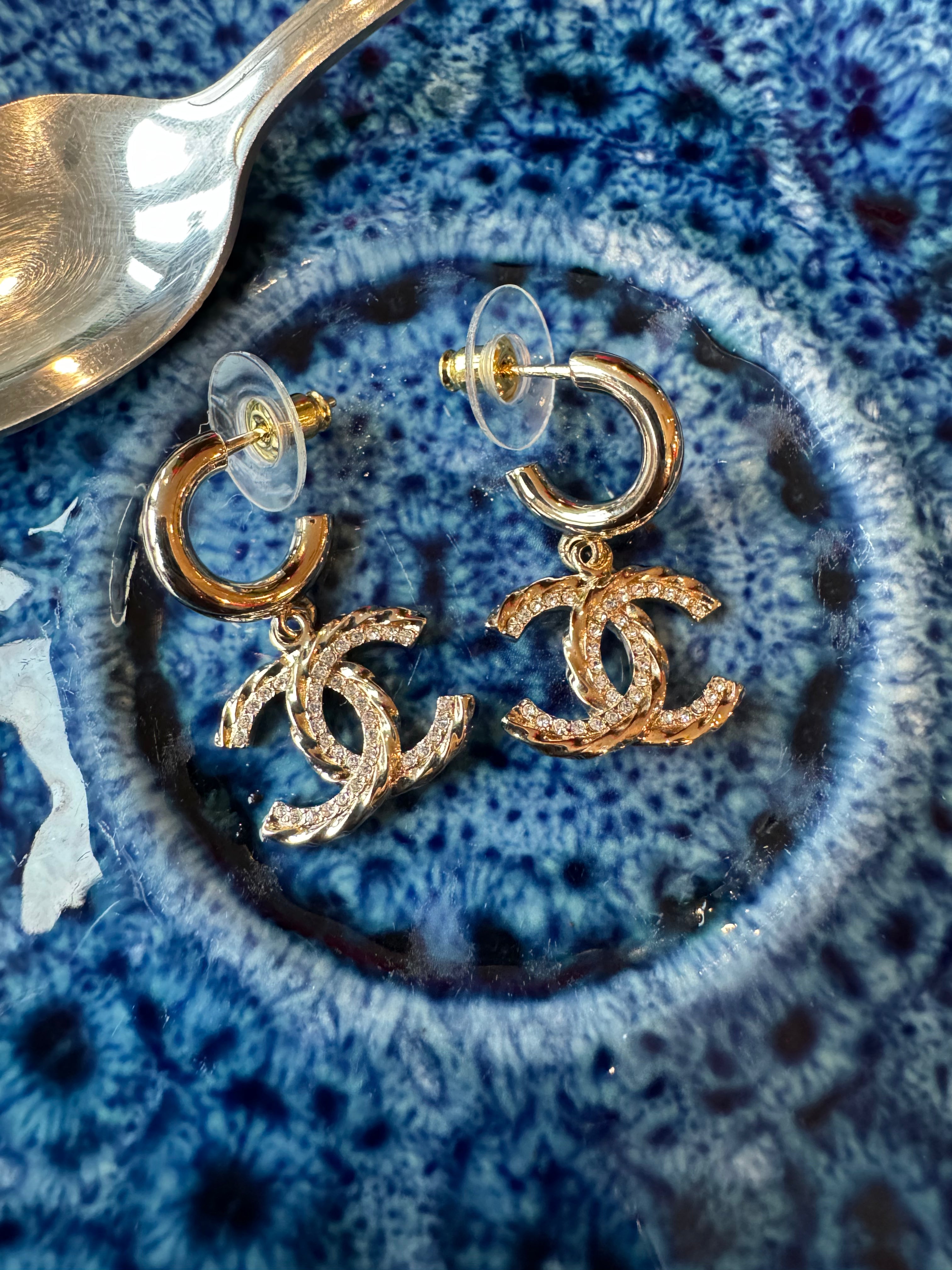 CHANEL ABB750 23B CC Earrings Metal(Gold) | LONDONKELLY 