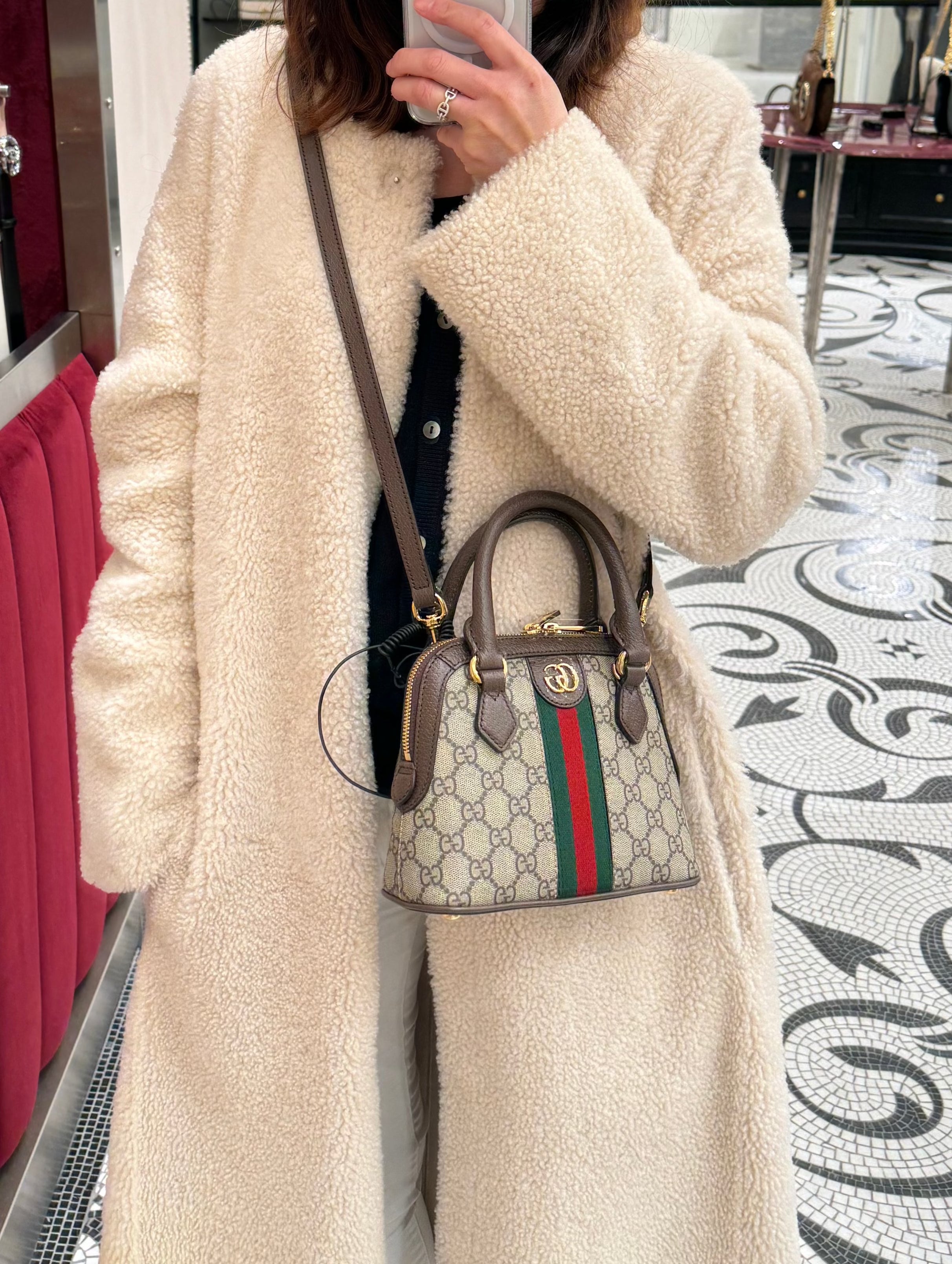 Gucci handle bag hotsell
