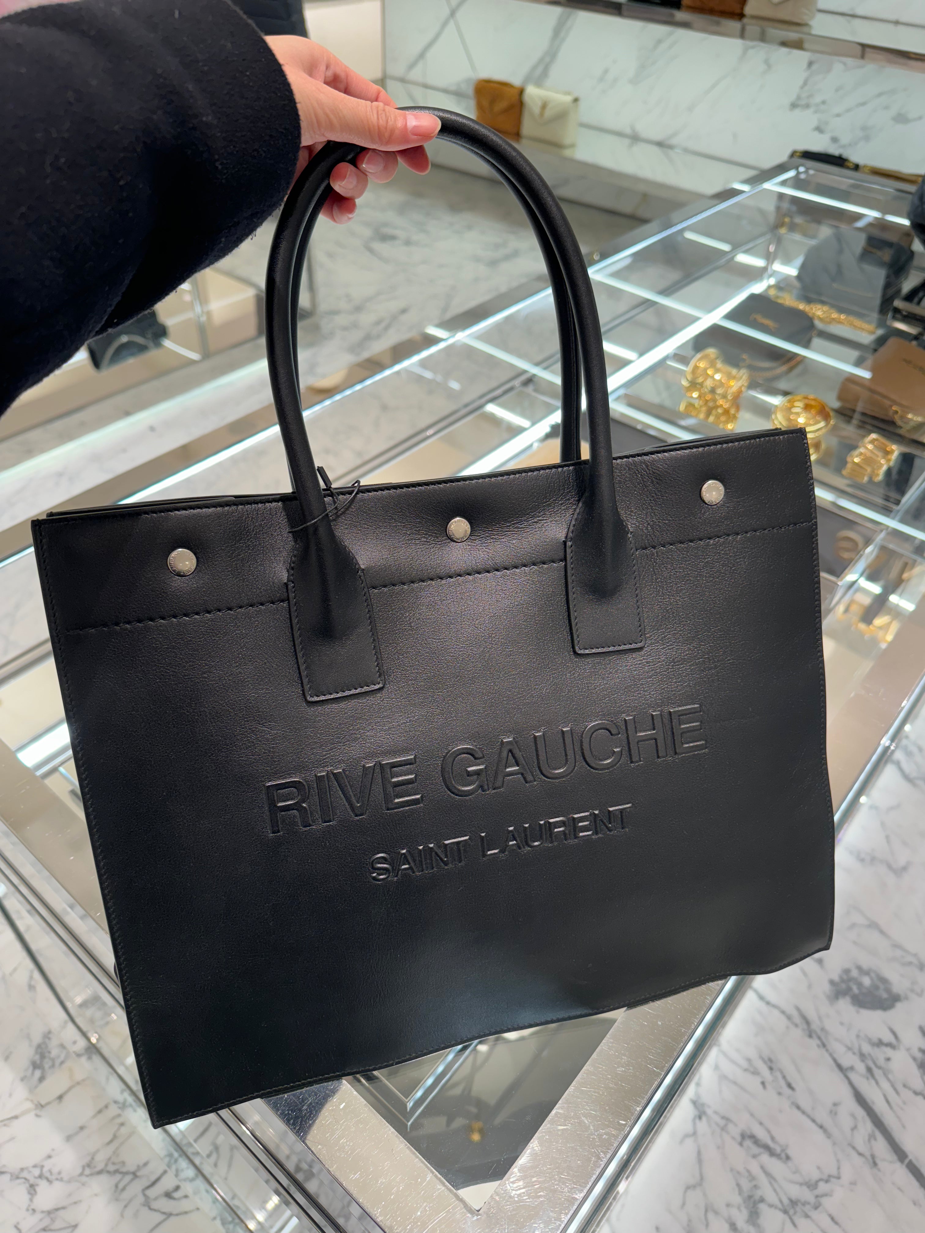 YSL SAINT LAURENT Rive Gauche Small Tote Bag | Saint Laurent