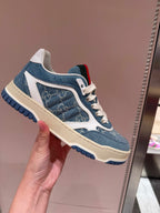 GUCCI Re-Web GG Denim Sneaker(Blue)